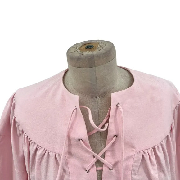 Rachel‎ Comey Maquette Dress in Pink Long Sleeve Lace-Up Size 2 - Picture 5 of 15